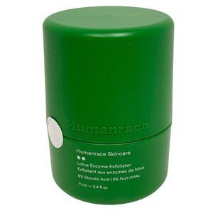 HumanRace Lotus Enzyme Exfoliator Skin Care 2.4 Fl Oz Triple Acting NEW
